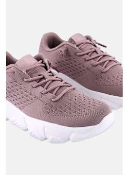 RBX Women Lace Up Training Shoes, Greyish Purple  - Image 3