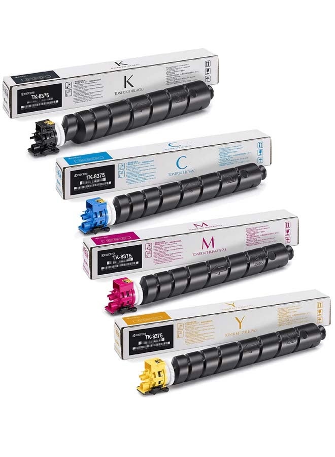 كيوسيرا Original TK-8375K TK-8375C TK-8375M TK-8375Y Toner Cartridge Compatible for Kyocera 3554ci Printers -4color - Image 1
