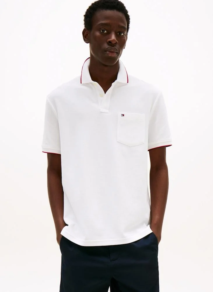 تومي هيلفيغر Classic Fit Short Sleeve Polo