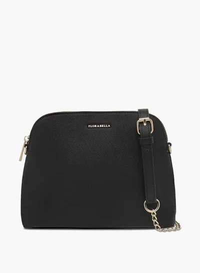 فلورا بيلا من شو إكسبرس Women Monogram Print Crossbody Bag with Zip Closure and Adjustable Strap