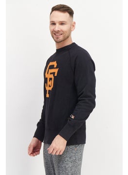 Champion Men Sportswear Fit Long Sleeve Baseball Sweatshirt, Washed Black  - Image 4