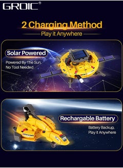 GROIC Building Blocks,STEM Projects for Kids, Science Kits for Boys, Solar Space Toys Gifts for Teen Boys Girls,Building Experiments Robots,6 in 1 Space Building Block Toy  - Image 3