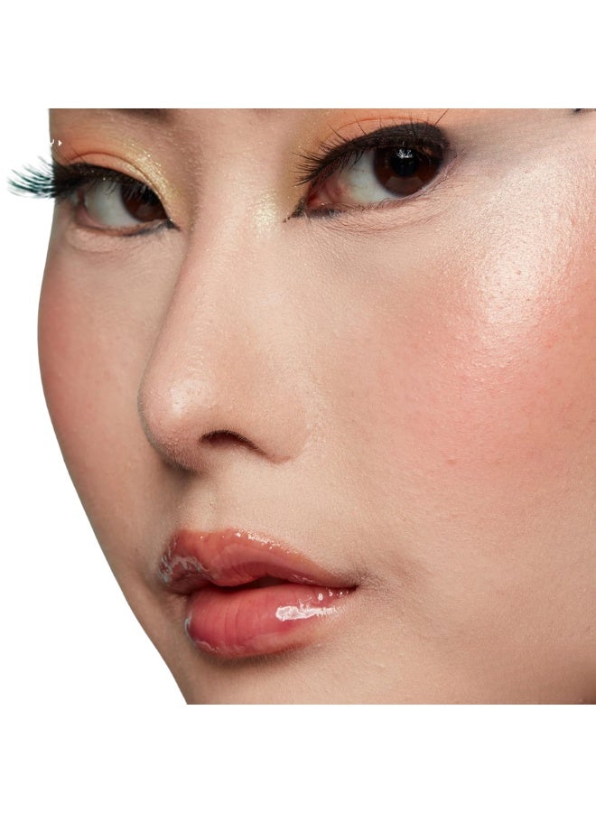 مايت سينما زيت الشفاه لترطيب فوري، ترطيب يدوم حتى 12 ساعة، غير لزج، زيت شفاه بنكهة الفواكه للشفاه الجافة، مرطب ومغذي - خَوخ - Image 2