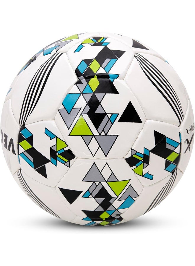 Vector X Carbon-X PU Hand Stitched Football – Durable High-Quality Soccer Ball for Training & Match Play - Image 5
