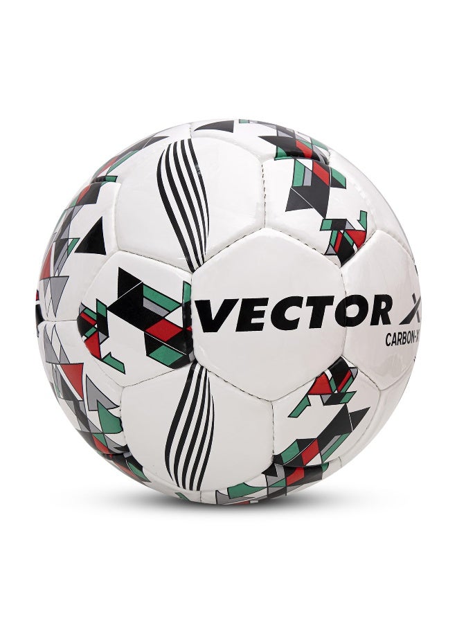 Vector X Carbon-X PU Hand Stitched Football – Durable High-Quality Soccer Ball for Training & Match Play - Image 3