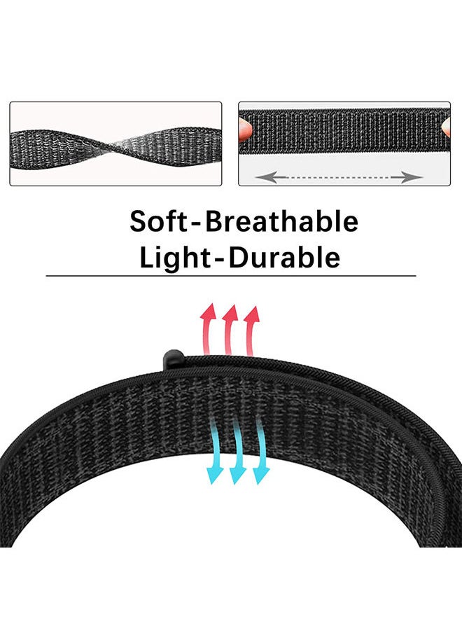 O Ozone Nylon Strap [Pack of 3] Compatible with Xiaomi Mi Band 7 Pro Soft Nylon Loop Sport Adjustable Breathable Replacement Wristband for Men Women  - Image 4