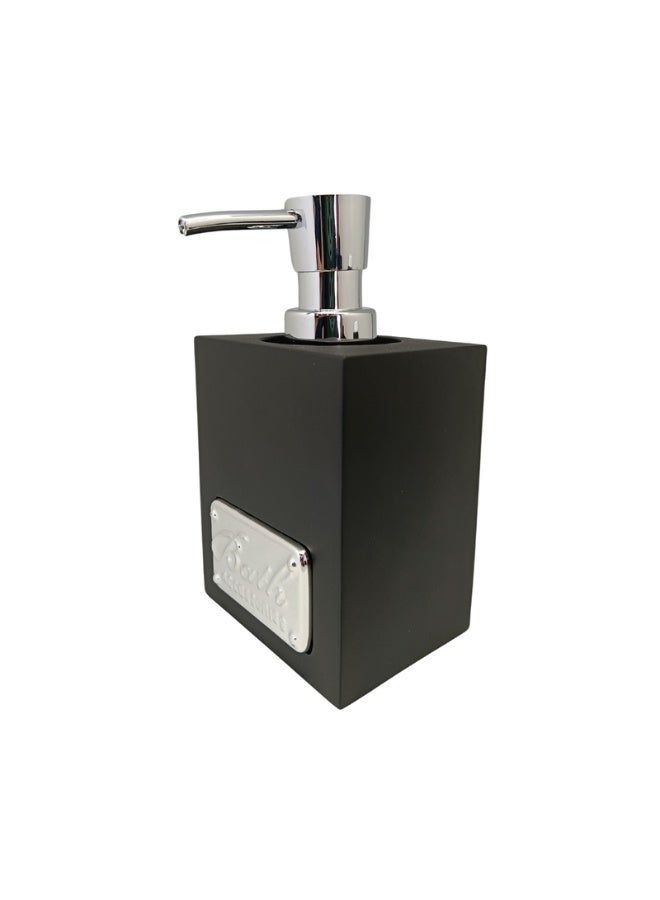 Pearl Coast International Luxury 4 Pieces Bathroom Accessory Set - Dispenser Soap Dish Toothbrush Holder And Amenities Jar - Image 3