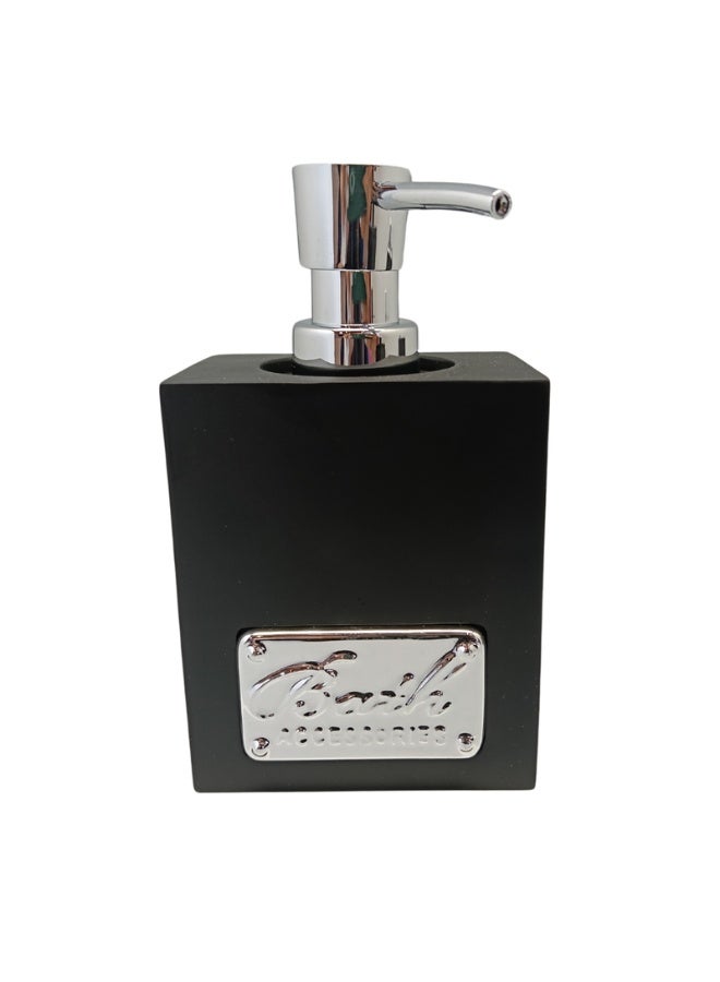 Pearl Coast International Luxury 4 Pieces Bathroom Accessory Set - Dispenser Soap Dish Toothbrush Holder And Amenities Jar - Image 2