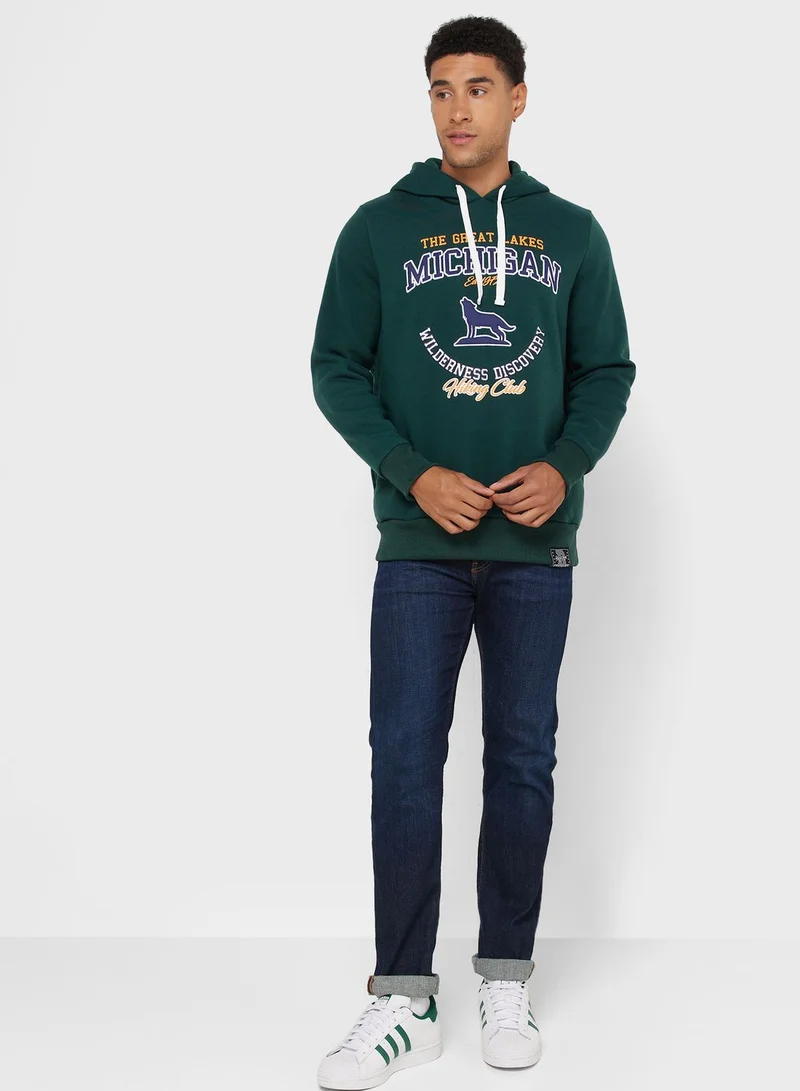 Brave Soul  Michigan Hoodie for Men | Best Price UAE