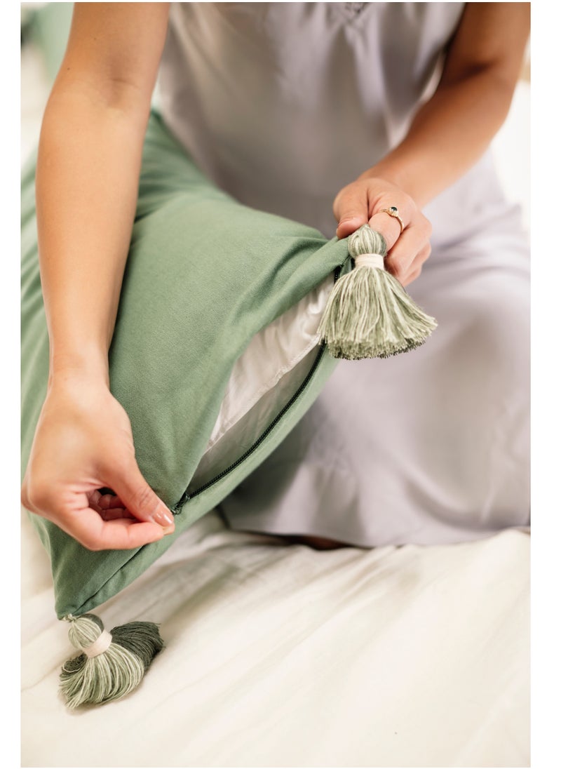 DockATot Pregnancy Pillow Emerald Chambray  - Image 4