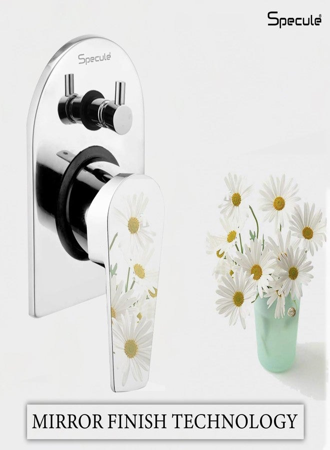 Specule Brass, Concealed Body High Flow Diverter With Exposed Part Kit | Bathroom Shower System | Bathroom Mixer | Chrome Finish (Aria) - Image 4