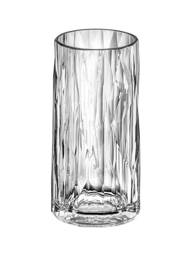Koziol Highball Glass Transparent Grey Club No 8 400ml, Polycarbonate