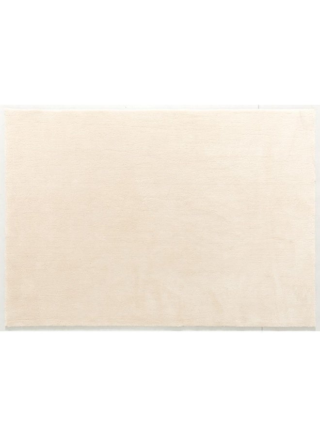 DANUBE HOME Nova Tufted Shaggy Solid  Rug | Washable Solids Style | Polyester Area Rug Floor Covering | Indoor Carpet For Living Room Dining Bedroom 160X240cm-Cream - Image 2