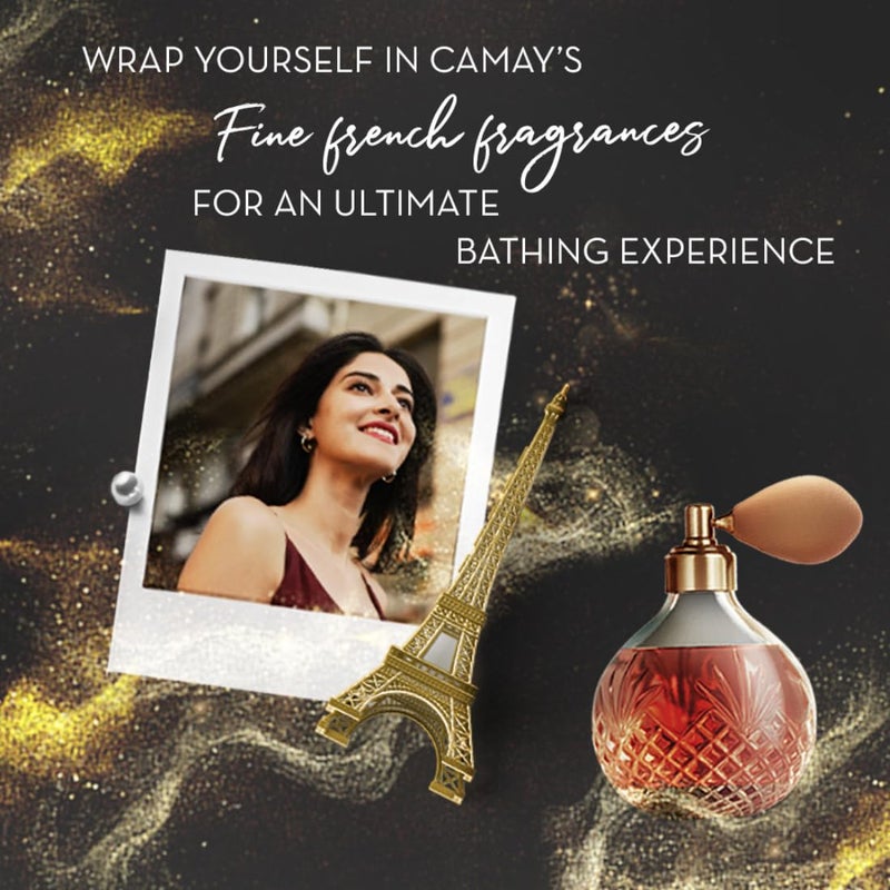 Camay Chic Citrus Beauty Soap with Aromatic Wood Indulging French Fragrance Moisturizing Bathing Body Soap with Natures Scent  Creamy Lather for Daily Skincare 125g Pack of 4 - Image 5