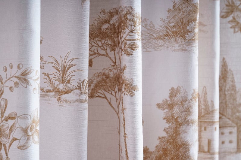 ميزون دي هيرمين Maison D 'Hermine Curtain 100 ٪ Cotton One Panel 50 "" X124 " - Image 2