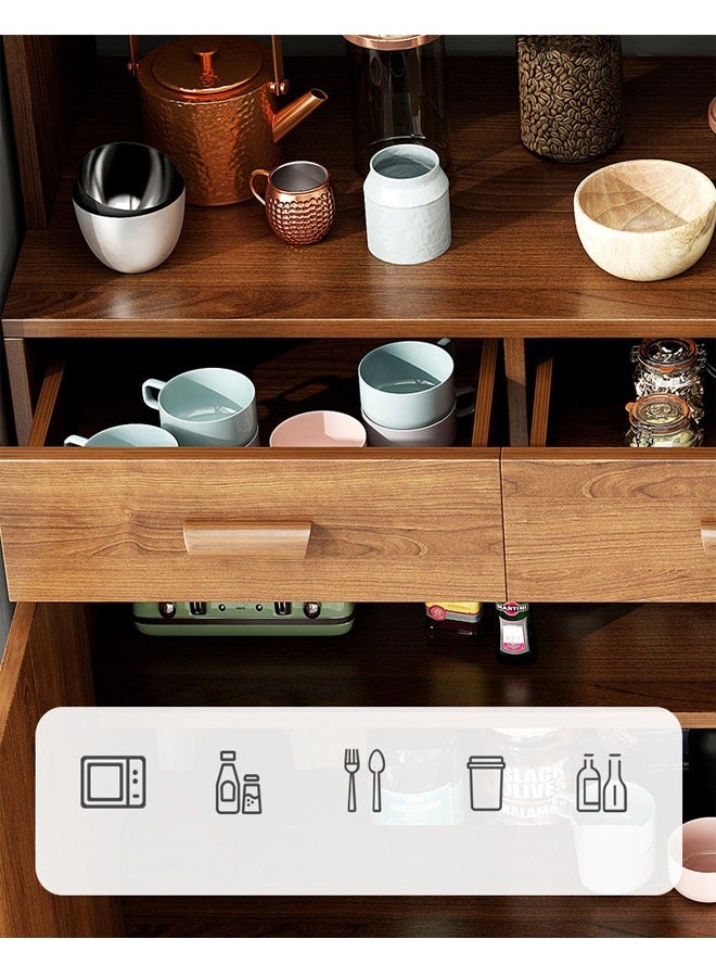 كيكي خزانة مطبخ خشبية حديثة مع باب - Image 4