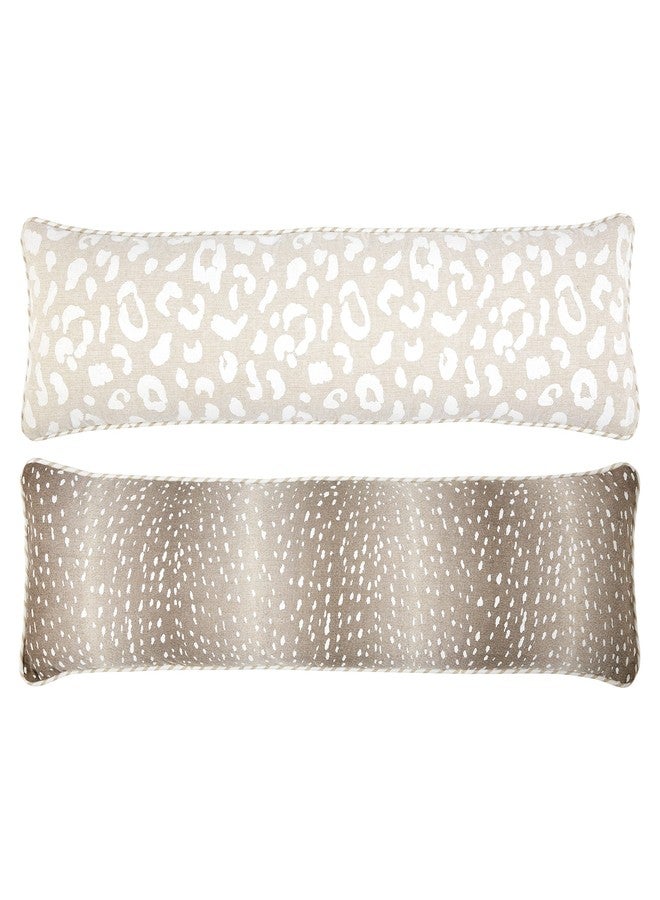 Mud Pie Animal Print Pillows, Fawn - Image 2