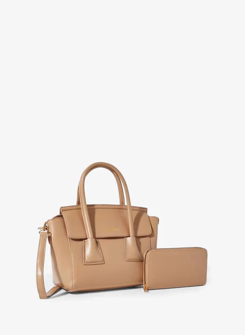 ستايلي Flap Design Shoulder Bag with Pouch