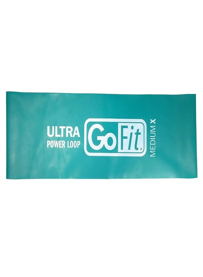GoFit GF-SUPL-MX Single Ultra Power Loop (Teal, Medium X, 10 Pounds),Green - Image 1