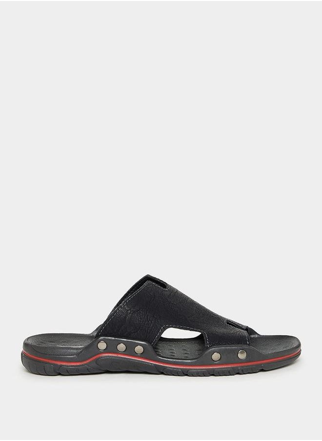 Styli - Open Toe Casual PU Sandals - Image 1