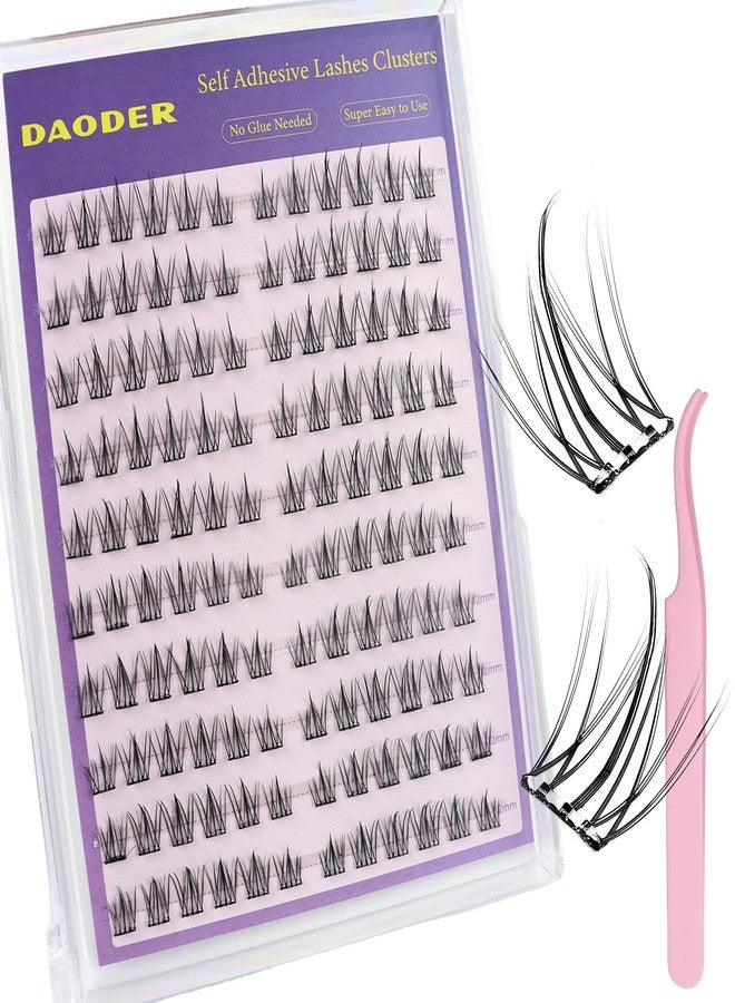 داودر رموش داودر ذاتية اللصق، لا حاجة للغراء، رموش خفيفة ذاتية اللصق، مظهر طبيعي، رموش قصيرة 10-12 مم، رموش لاصقة مسبقة اللصق، انحناءة C، قابلة لإعادة الاستخدام (زهرة عباد الشمس 10-12 مم) - Image 1