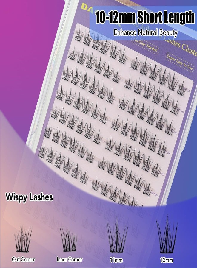 داودر رموش داودر ذاتية اللصق، لا حاجة للغراء، رموش خفيفة ذاتية اللصق، مظهر طبيعي، رموش قصيرة 10-12 مم، رموش لاصقة مسبقة اللصق، انحناءة C، قابلة لإعادة الاستخدام (زهرة عباد الشمس 10-12 مم) - Image 3