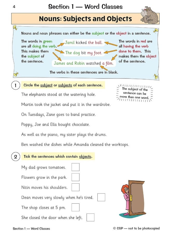 كتاب الأسئلة المستهدفة في اللغة الإنجليزية للصف KS2: قواعد اللغة، وعلامات الترقيم، والإملاء - السنة 6 تحدي - Image 5
