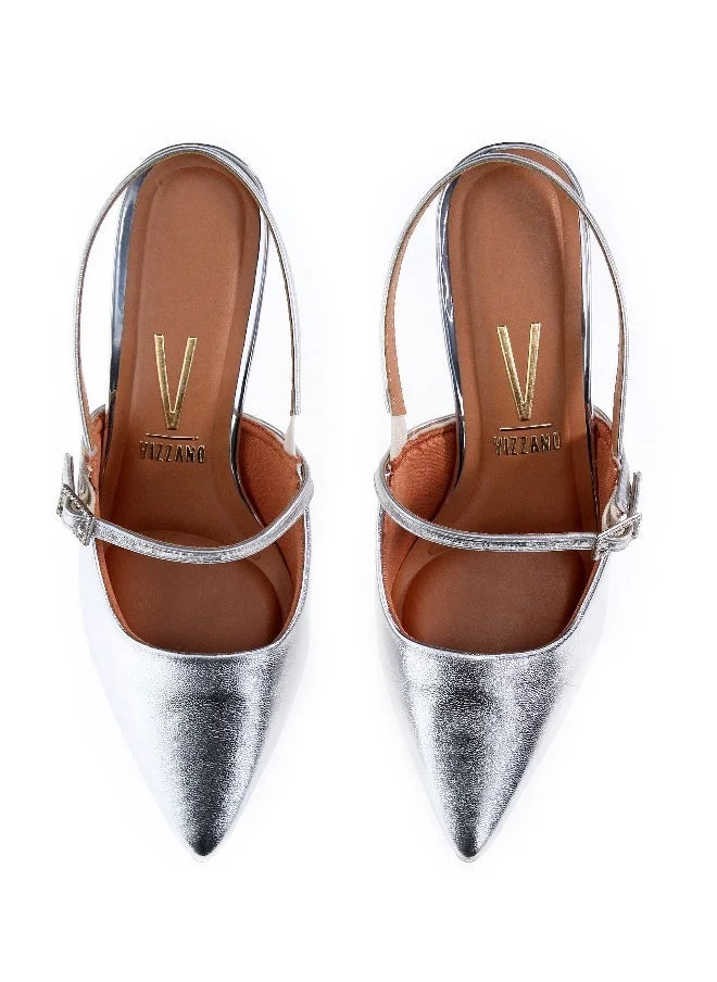 VIZZANO Low Heels Pump for Women – Elegant Office Heel Shoes & Classic Pumps for Girls