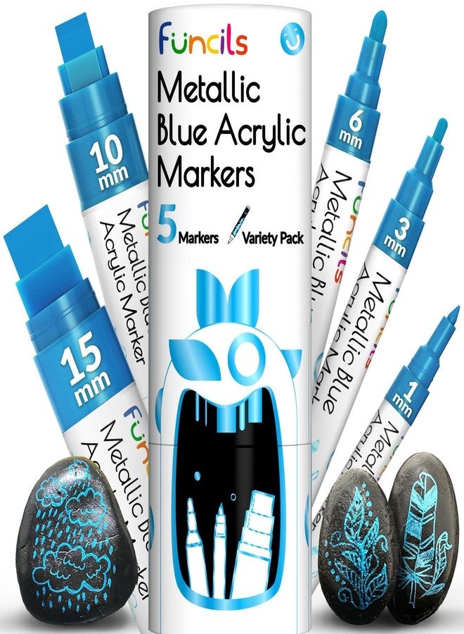 Funcils F - 5 Blue Acrylic - Image 1