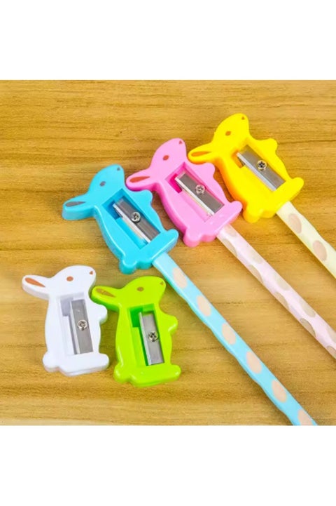 Cute Rabbit Pencil Sharpener, Pencil Sharpener, Student School Office Supplies, Rabbit Shape 2