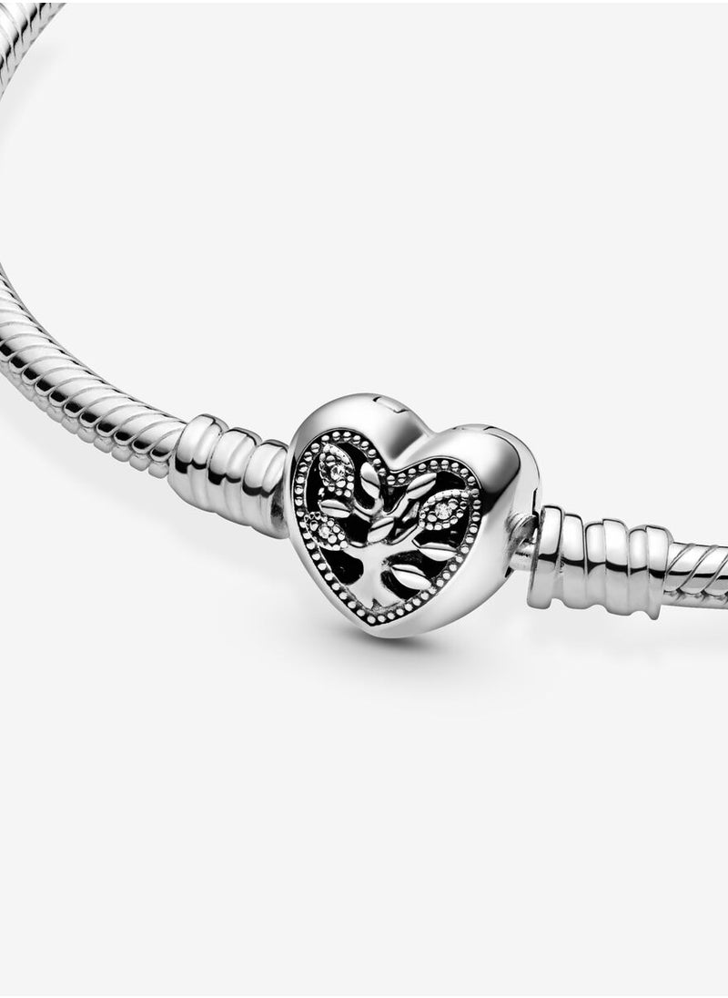 Chomel - Snake Chain Sterling Silver Bracelet for Women 598827C01 - Image 1