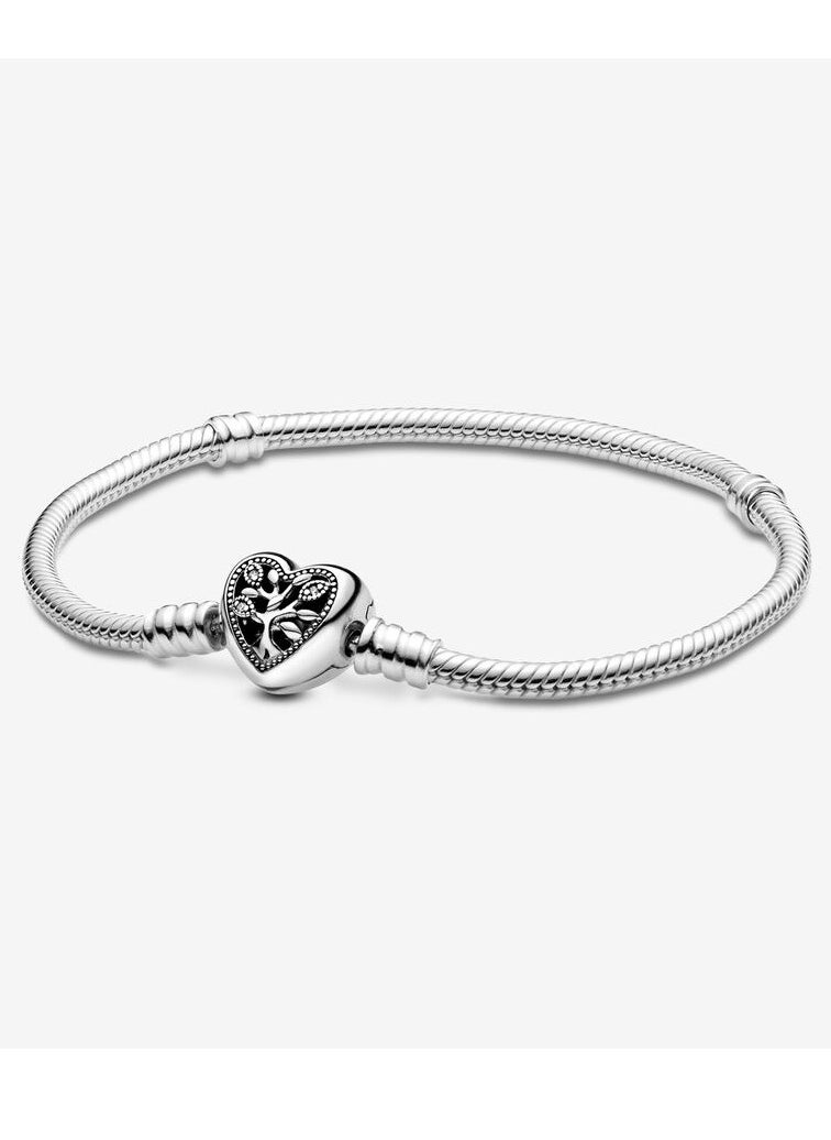Chomel - Snake Chain Sterling Silver Bracelet for Women 598827C01 - Image 1