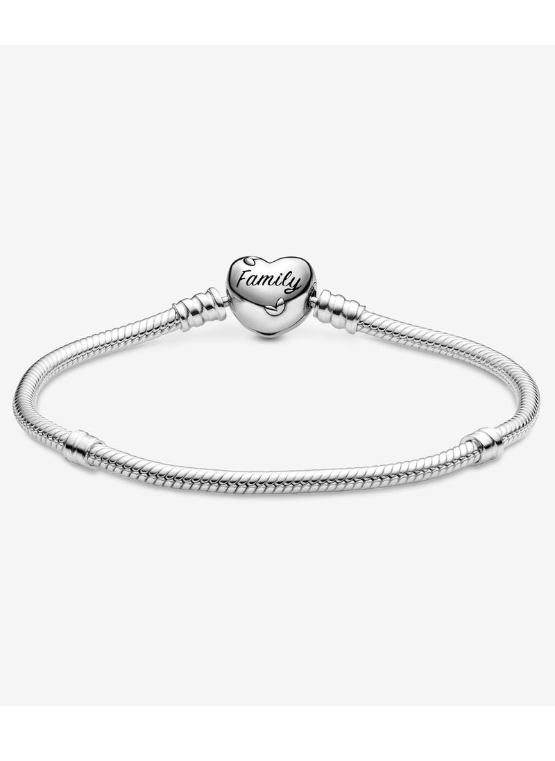 Chomel - Snake Chain Sterling Silver Bracelet for Women 598827C01 - Image 1