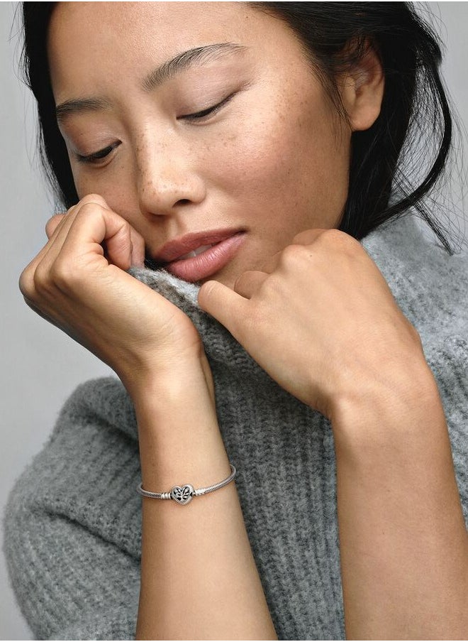 Chomel - Snake Chain Sterling Silver Bracelet for Women 598827C01 - Image 1