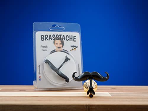 Brasstache - The Original Clip-on Mustache for French Horn Mouthpiece (French Horn) - Image 3