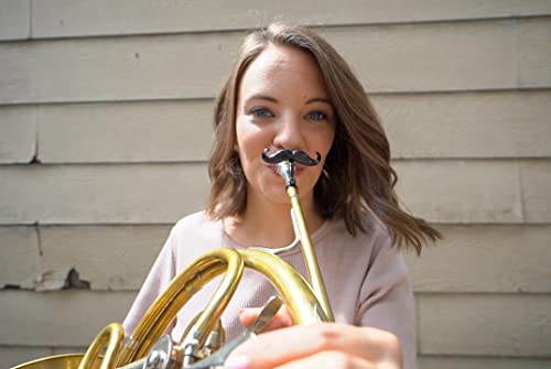 Brasstache - The Original Clip-on Mustache for French Horn Mouthpiece (French Horn) - Image 4