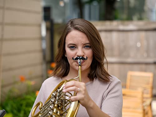 Brasstache - The Original Clip-on Mustache for French Horn Mouthpiece (French Horn) - Image 2