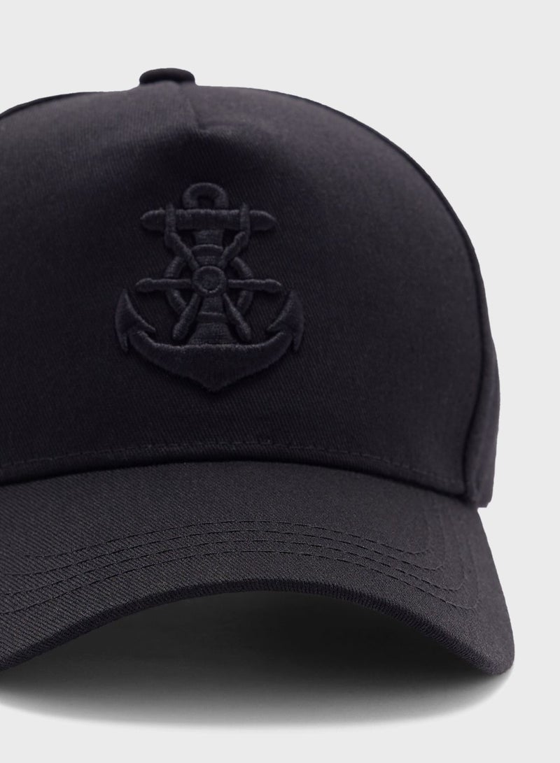 Anchor Embroidered Casual Cap