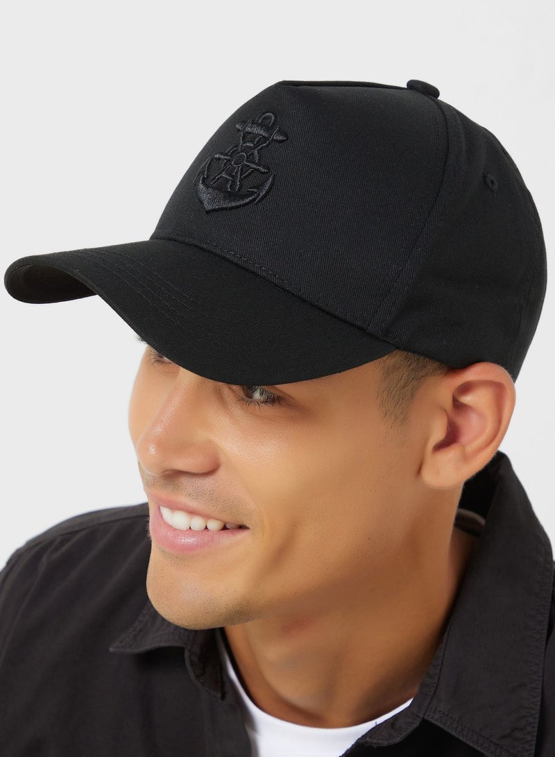 Anchor Embroidered Casual Cap