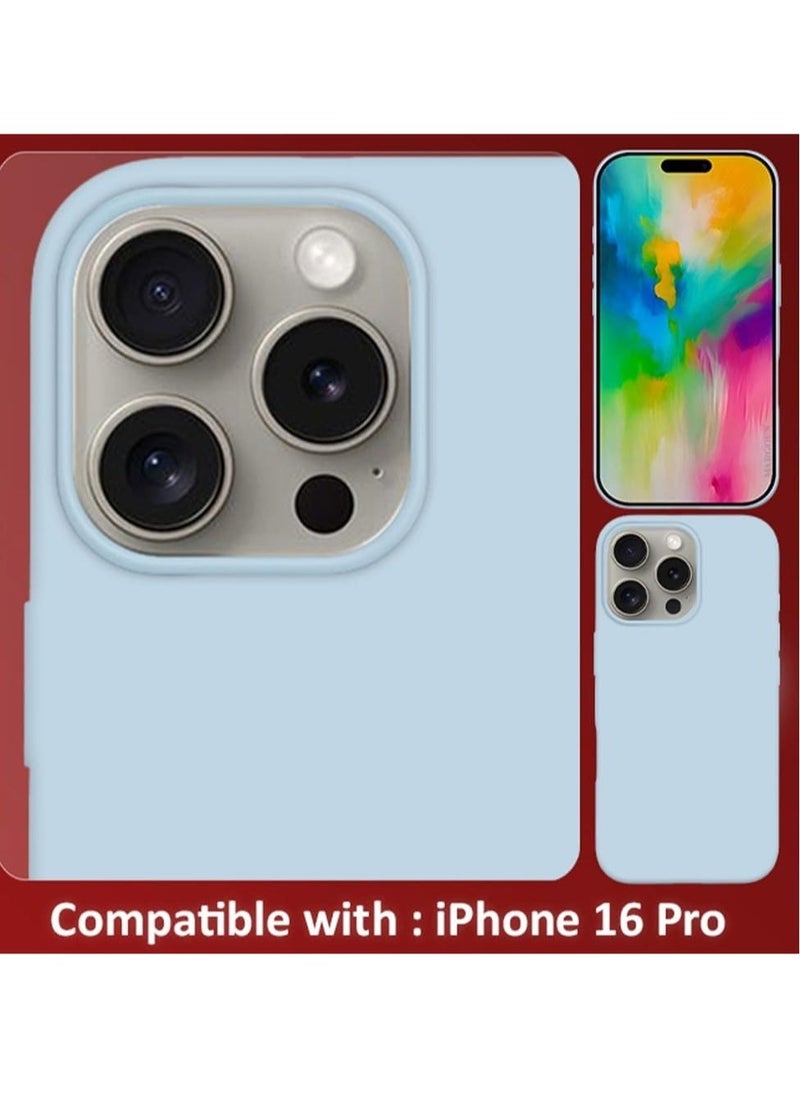 JAJEEK "Liquid Silicone Case for iPhone 16 Pro - Ultra Slim Design, Soft Anti-Scratch Microfiber Lining & Drop Protection" - Image 5