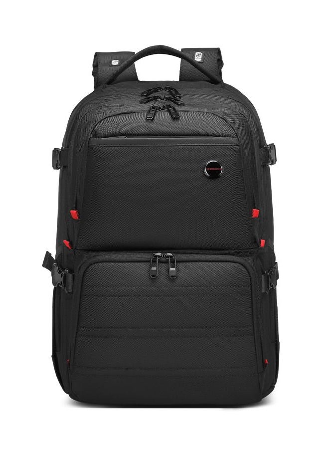 CROSS+GEAR Laptop Backpack for Men, 17.3 Inch Large Travel Backpack with Anti-theft Lock, Water Resistant Business Computer Backpack with USB Charging Port, Breathable Padded, Casual Daypacks - Image 1