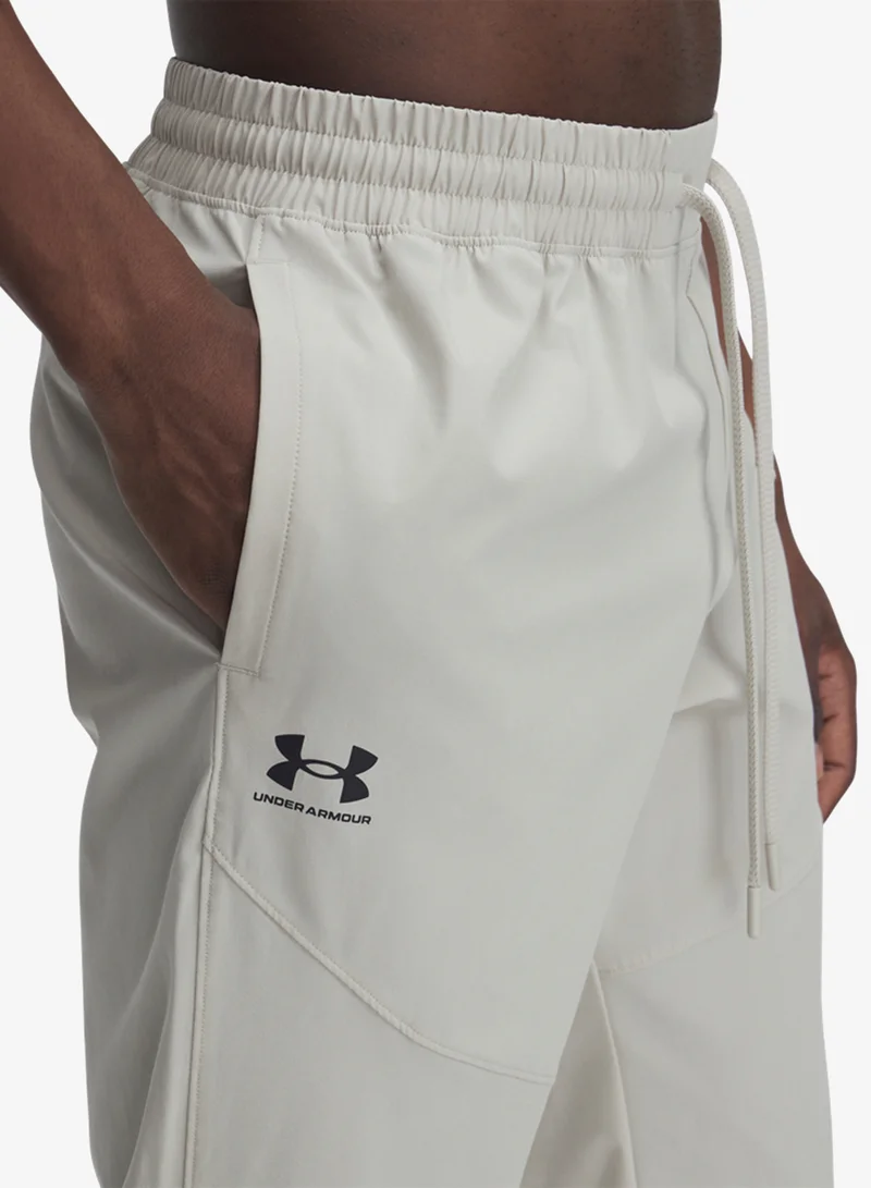 Under Armour Khaki Base / Black - 289 Vibe Woven Joggers for Men | Best Price UAE