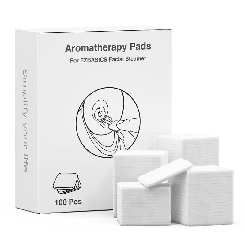 EZBASICS Aromatherapy Pads for Facial Steamer 100 Pcs - Image 1