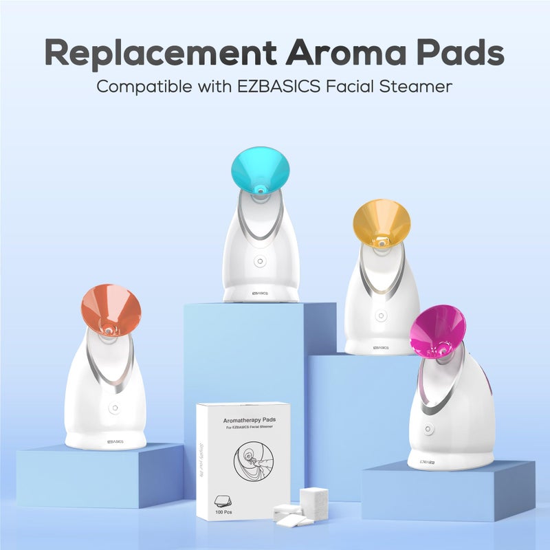 EZBASICS Aromatherapy Pads for Facial Steamer 100 Pcs - Image 2