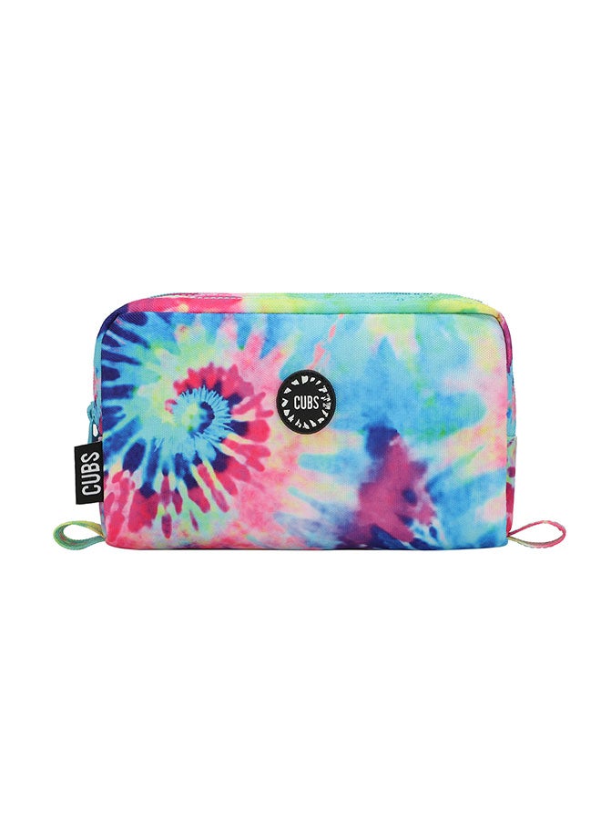CUBS Tie Dyed Waterproof pencil case pouch with zip closure - Image 1