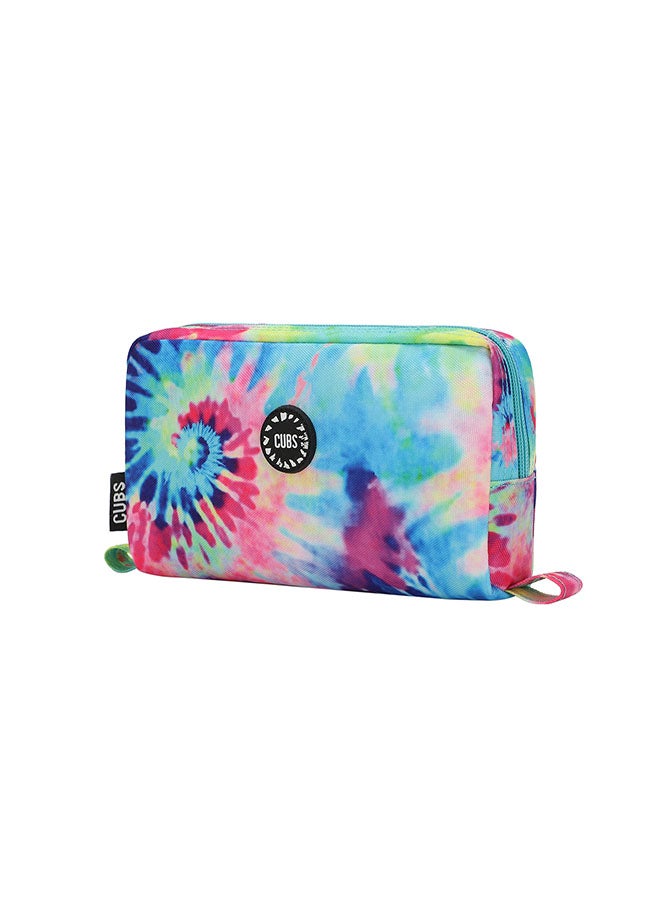 CUBS Tie Dyed Waterproof pencil case pouch with zip closure - Image 2