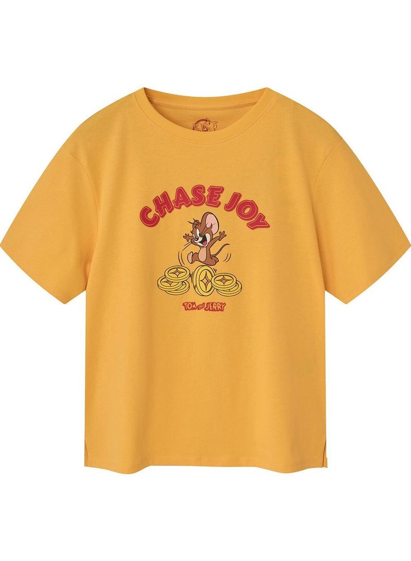 GIORDANO Women’s Tom & Jerry Limited Edition Print Tee - Image 1