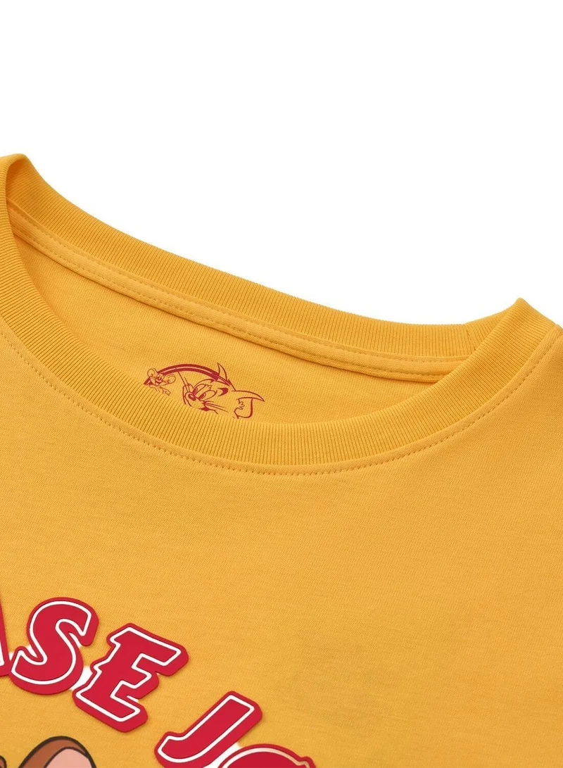 GIORDANO  Women’s Tom & Jerry Limited Edition Print Tee for Women | Best Price UAE