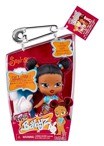 BRATZ دمية براتز بيبيز ساشا القابلة للجمع مع أزياء حقيقية وحيوان أليف - Image 1