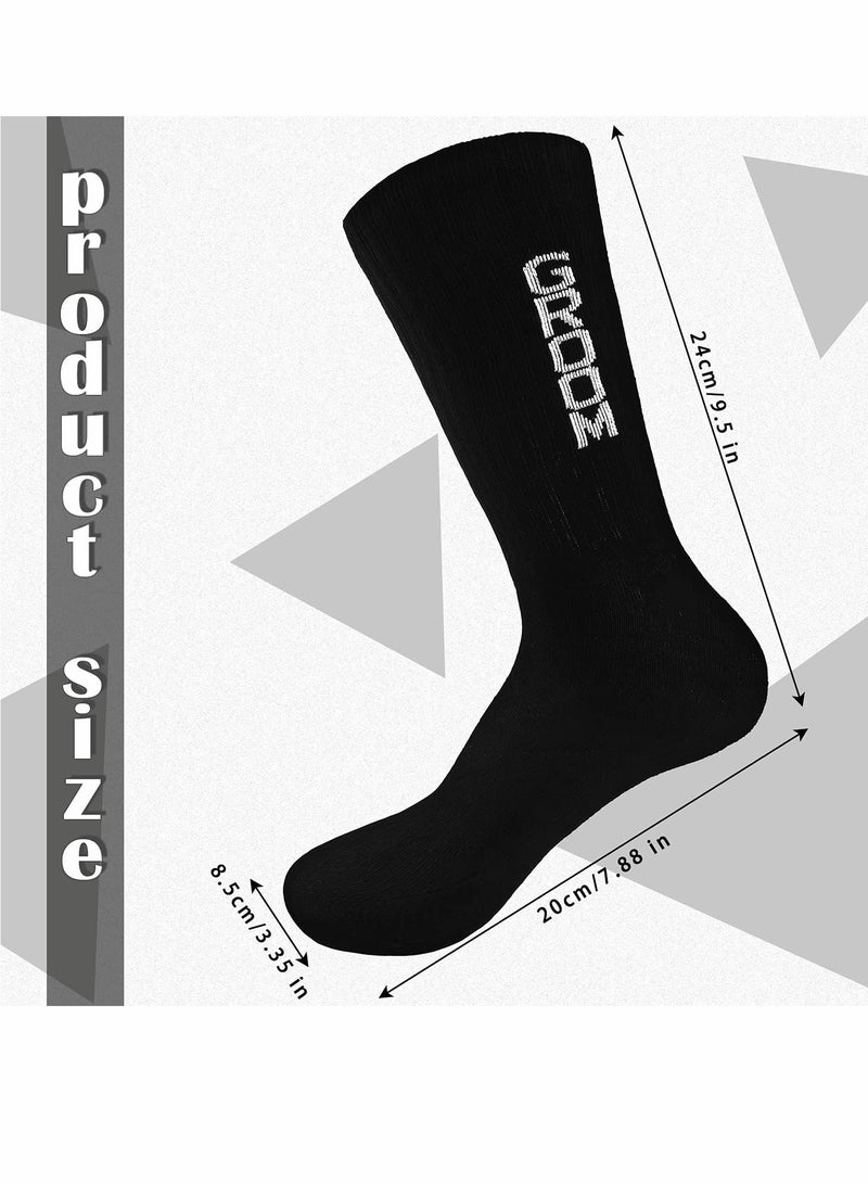 KASTWAVE Men Socks, Men's Groom Socks Groomsmen Dress Socks Best Man Crew Socks Proposal Novelty Funny Socks - Image 5